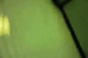 This hot babe receives on an escalator and has no idea I am spying on her