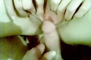 Insane breasty white girlfriend rumbles on my rod in ottoman