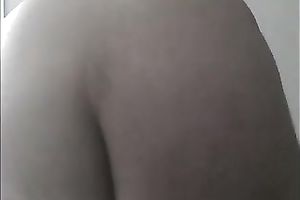 Homemade solo video with me exposiong and shaking my large caboose