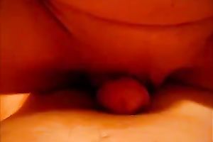 My older white slim wife rubbing her fur pie on my schlong