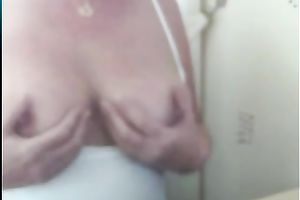 People desire to watch my large natural hooters and bald vagina