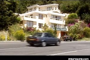 Hardcore group sex sex scene with a horny dilettante dark brown milf