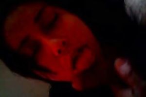 Busty brunette hair latin chick girlfriend gives me oral pleasure and teases me with her gazoo