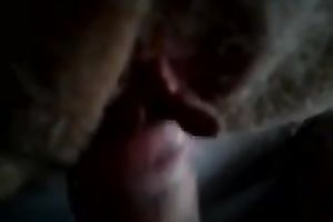 Hairy white BBW milf twat drilled in missionary style