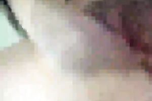 Selfie of my cute girlfriend banging her trimmed pussy with sex tool