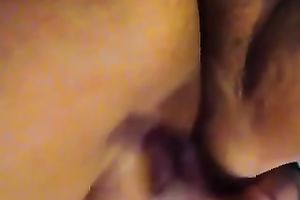 My sizzling amateur wife entertains herself by fingering her shaved cum-hole