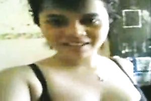 Pussy-fingering webcam movie with a fat Malay sweetheart