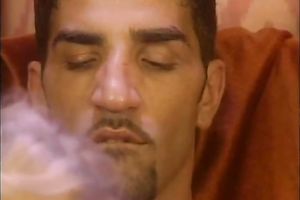 Two sexy and sexually excited white honeys getting gangbanged hard