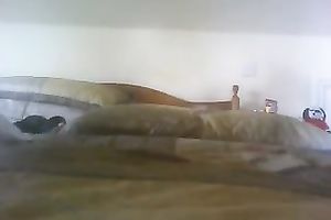 Homemade solo with me testing my fresh fake penis in the bedroom