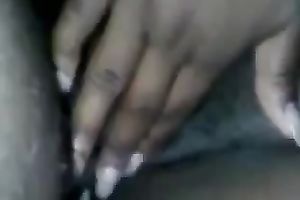 My ebon GF entreats me to smash her soaked pussy and I do it