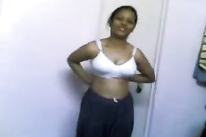 My exotic GF demonstrates her large meatballs and bald cookie for the webcam