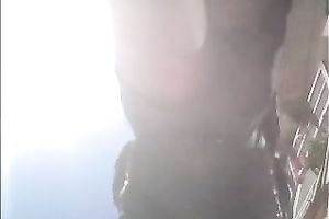 I spied on many hawt angels on the beach using my webcam