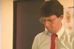 Lets her doctor to ream her constricted and juicy cum-hole