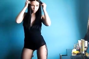 My bootyful Latina GF knows how to shake her big delightsome booty