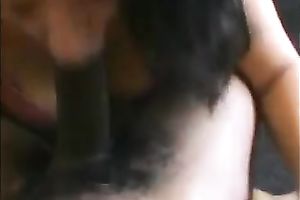 Big black dong for outstanding dark skin wang loving bitch