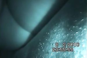 Nice view of wife's delightful creamy wet crack on night webcam movie