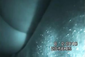 Nice view of wife's delightful creamy wet crack on night webcam movie