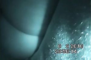 Nice view of wife's delightful creamy wet crack on night webcam movie