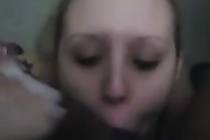 She sucks my dark shlong like insane paying particular attention to my balls