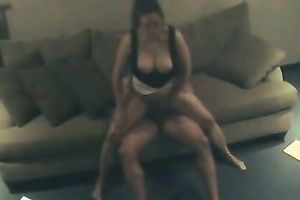 My large boobed girlfriend loves it coarse and desires it from behind