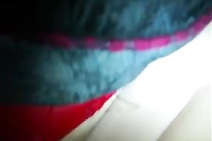 My paramour gives me a hand and welcomes my prick in her chocolate hole