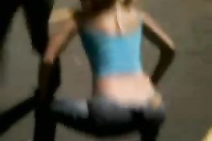 My lewd allies after party twerking on the parking lot