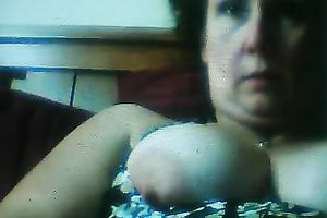 Dirty chunky older cam wench gives me masturbation solo