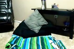 Playing with my dildos and showing my large naturals for the cam