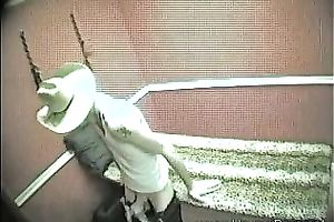 Petite brunette hair whore shows her blowjob skills to a nerdy fellow