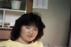 Cock crazed Japanese floozy is giving her hubby a admirable tugjob