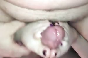 Stunning POV video with my cute housewife rubbing my jock with her feet