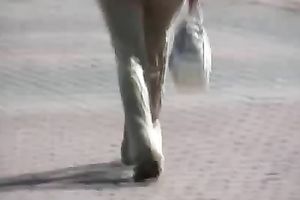 Sexy Russian sweetie pees a gallon of urinate in her panties