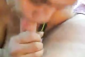 My juggy wifey pleases me with a irrumation and a titjob