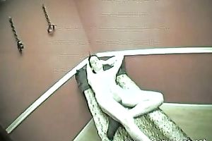 Hidden webcam movie scene with a pink-haired hooker engulfing and riding my shlong