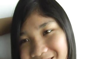 Hot and petite Asian brunette hair babe is a prostitute