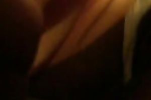 Eating and fingering my wifey's hairy coochie at the nighttime