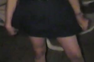 My depraved amateur wife flashes her intimate parts outdoors