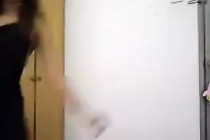 Petite sweetie aka me in homemade ass-shaking clip