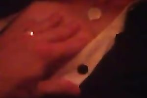 My shy dark brown black cock sluts acquires her snatch toyed to agonorgasmos by me
