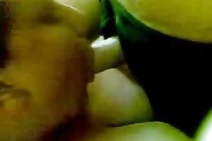 Horny big beautiful woman trollop sucks my rock hard dick in front of a camera