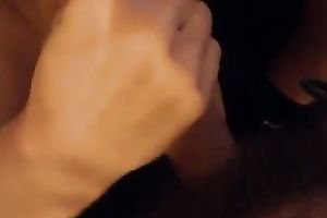 My slutty wife sucks and rubs my prick and lets me play with her fur pie