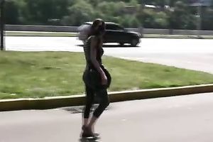 Beautiful dilettante redhead dirty slut wife pisses in her panties