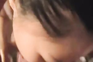 My lascivious Asian girlfriend sucks my prick like a pro