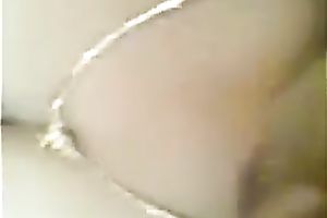 Chubby and cute brown skin housewife shows her large pointer sisters