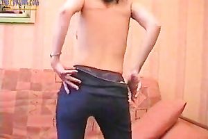 Dark-haired cutie disrobes and fingers her glamorous muff