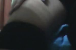 Homemade solo with my wifey fingering her bald cunt