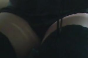 Homemade solo with my wifey fingering her bald cunt