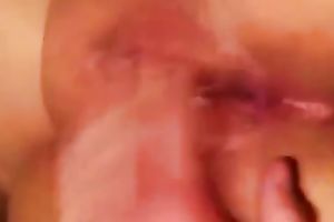 My soaking juicy pink hairless coochie during masturbation