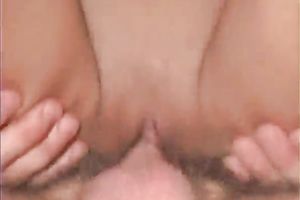 Amazing dick-riding act with a small dark brown milf