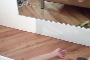 Two fascinating Asian babes engulf a weiner and receive fucked in POV clip
